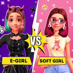 Celebrity E-Girl vs Soft-Girl